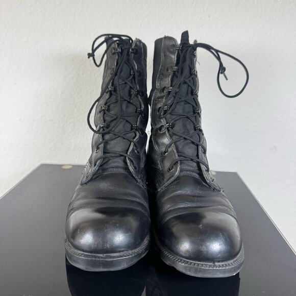 Vintage RO-Search Spike Protective Military Jungle Boots sz 9R BLK - Picture 9 of 16